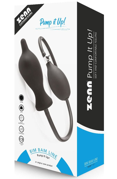 Zenn Pump It Up! 11,5 cm - Aufblasbarer Analplug 3