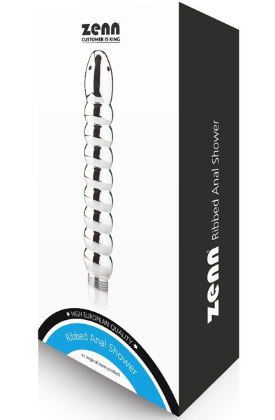Zenn Ribbed Anal Shower - Duschdüse 3