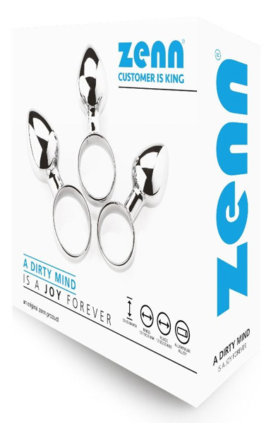 Zenn Set Of 3 Anal Finger Plugs - Analplug mit Zugring 3