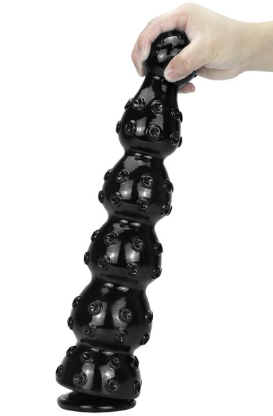 Zeus Dildo Black 40 cm - Extra dicker Anal-Dildo 6